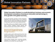 Tablet Screenshot of globalinnovationpartners.com